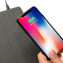 Wood Grain Wireless Charging Mouse Pad